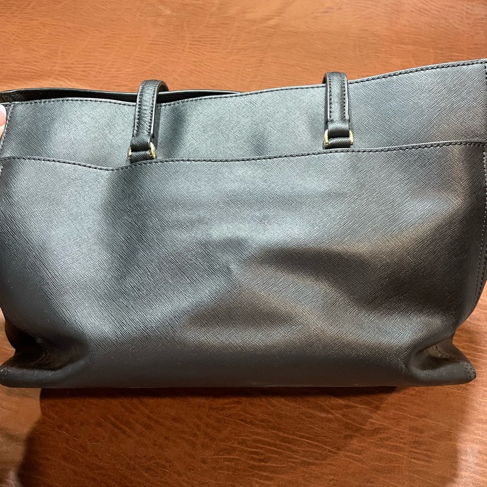 Tory Burch Black Leather Tote - Picture 2 of 10
